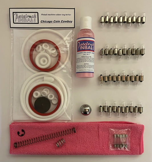 Chicago Coin Cowboy Pinball Machine Maintenance Kit