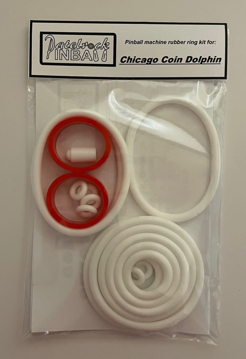 Chicago Coin Dolphin Pinball Machine Rubber Ring Kit