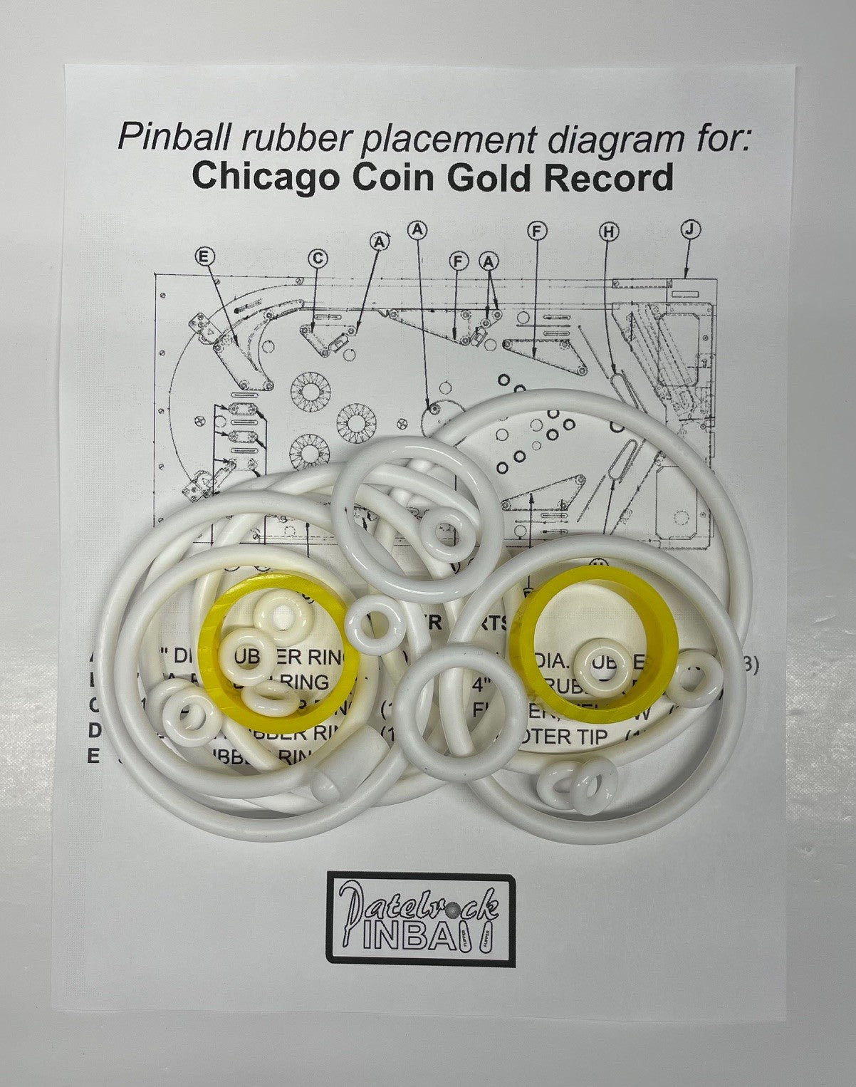 Chicago Coin Gold Record Pinball Machine Maintenance Kit
