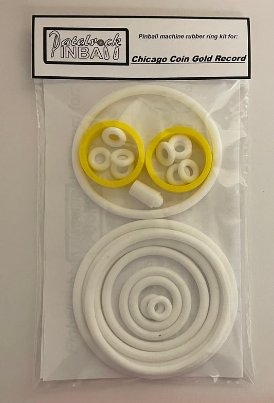 Chicago Coin Gold Record Pinball Machine Rubber Ring Kit