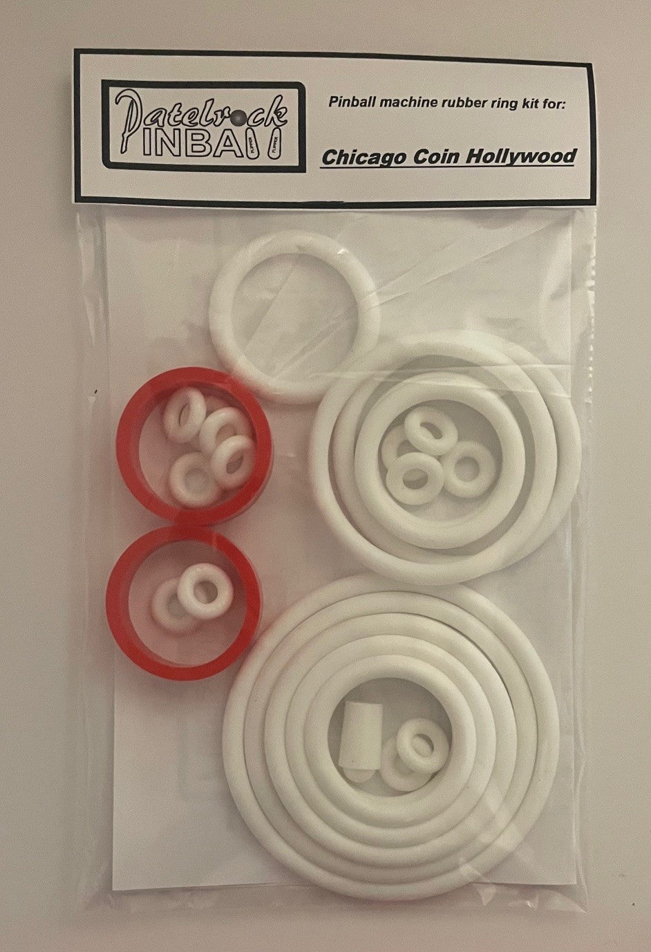 Chicago Coin Hollywood Pinball Machine Rubber Ring Kit