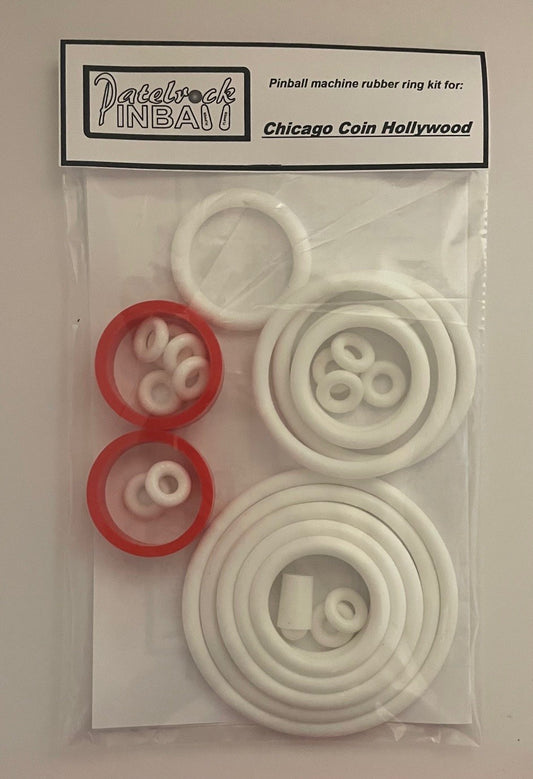 Chicago Coin Hollywood Pinball Machine Rubber Ring Kit