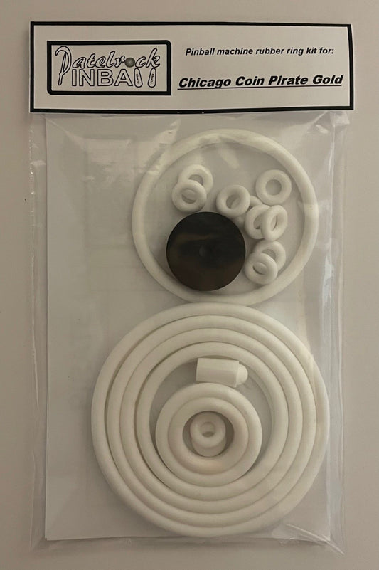 Chicago Coin Pirate Gold Pinball Machine Rubber Ring Kit