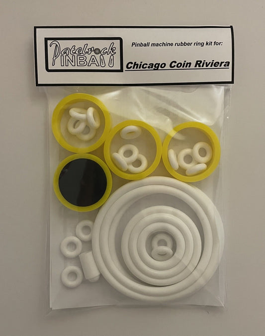 Chicago Coin Riviera Pinball Machine Rubber Ring Kit