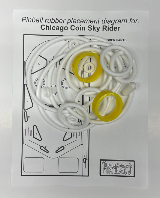 Chicago Coin Sky Rider Pinball Machine Maintenance Kit