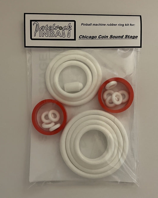Chicago Coin Sound Stage Pinball Machine Rubber Ring Kit