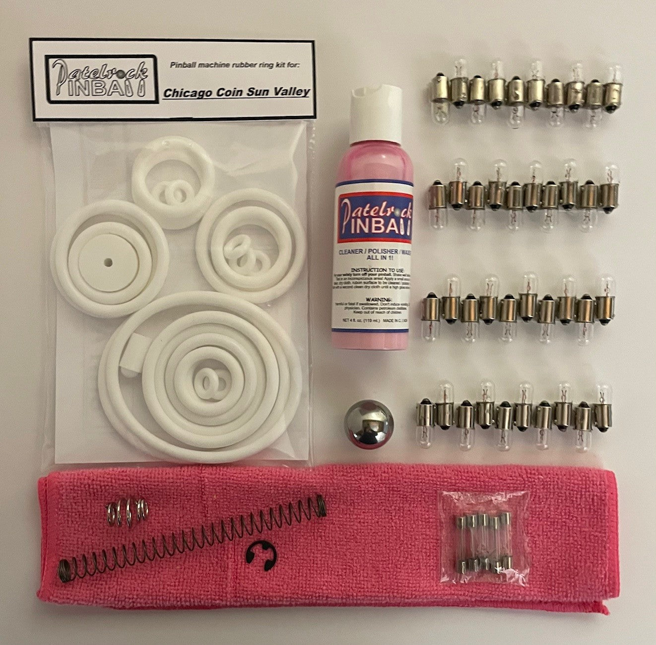 Chicago Coin Sun Valley Pinball Machine Maintenance Kit