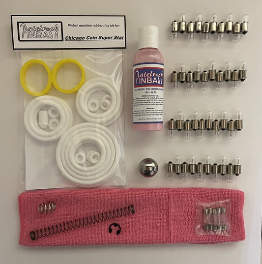 Chicago Coin Super Star Pinball Machine Maintenance Kit