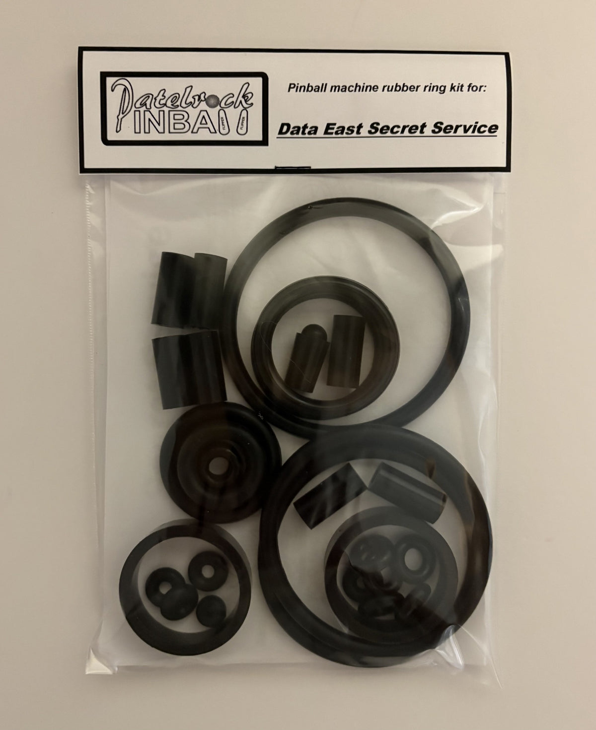 Data East Secret Service Pinball Machine Rubber Ring Kit