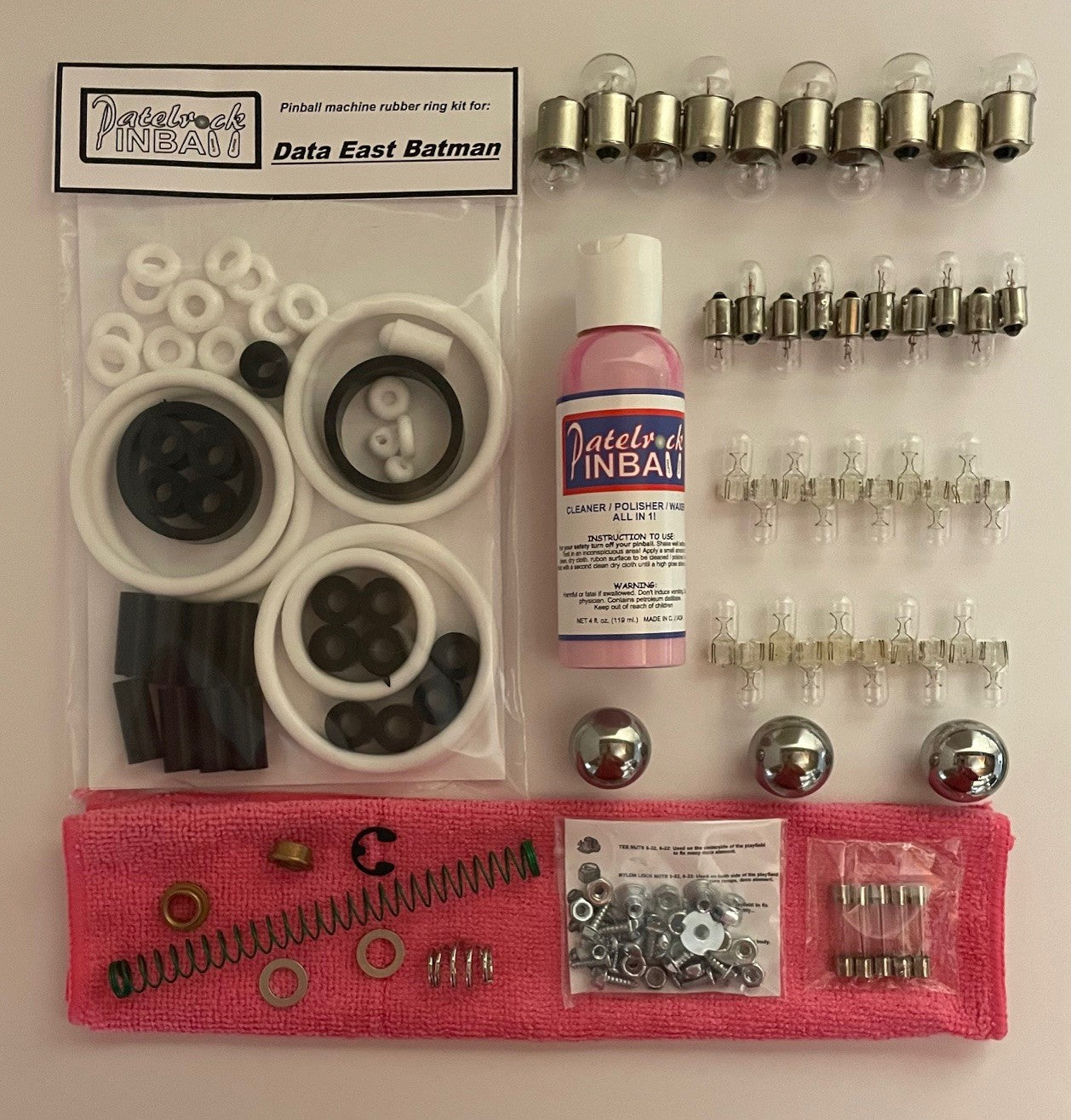 Data East Batman Pinball Machine Maintenance Kit