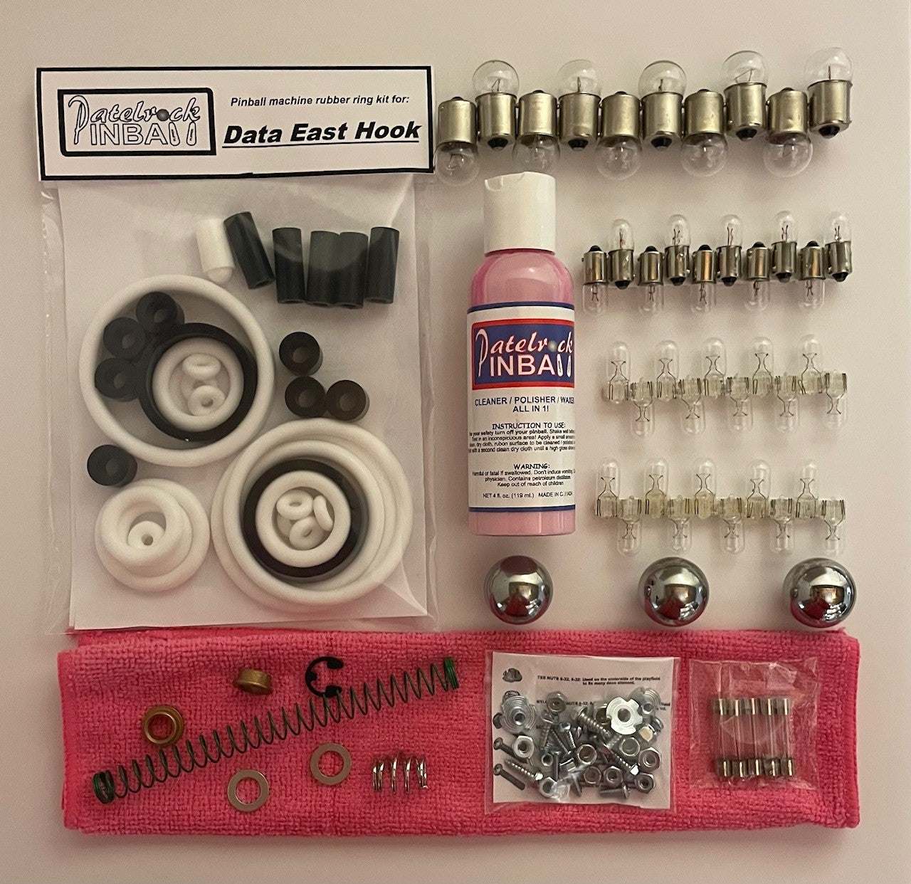 Data East Hook Pinball Machine Maintenance Kit