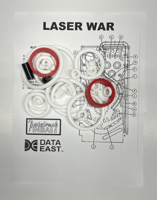 Data East Laser War Pinball Machine Maintenance Kit