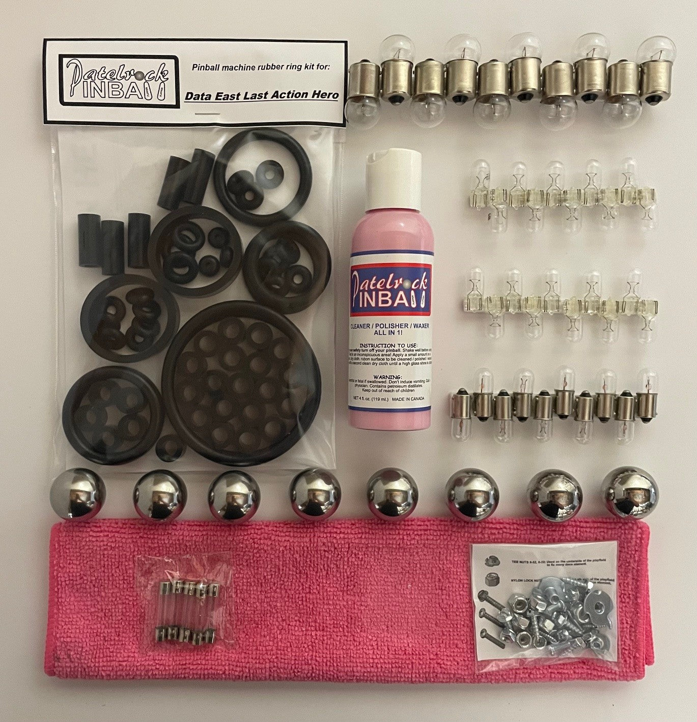 Data East Last Action Hero Pinball Machine Maintenance Kit