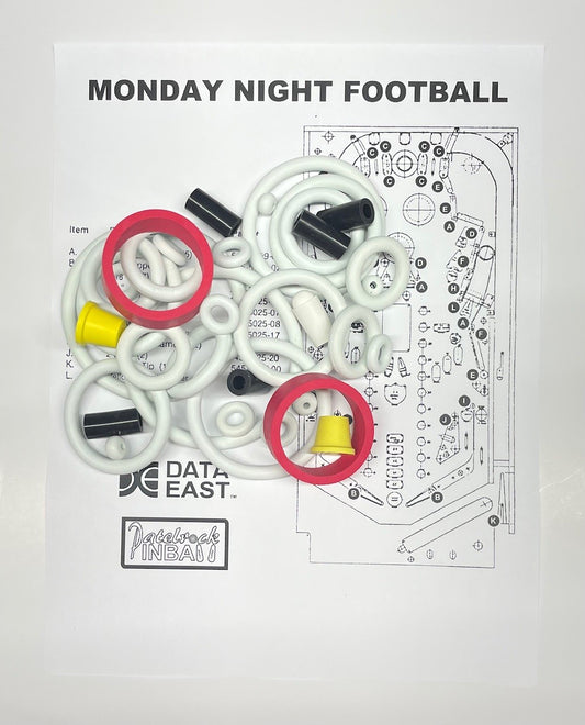 Data East Monday Night Football Pinball Machine Rubber Ring Kit