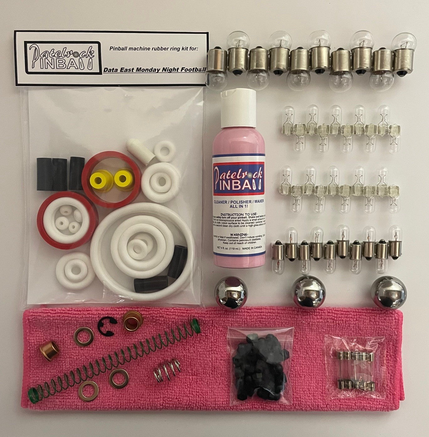 Data East Monday Night Football Pinball Machine Maintenance Kit