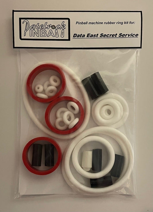 Data East Secret Service Pinball Machine Rubber Ring Kit