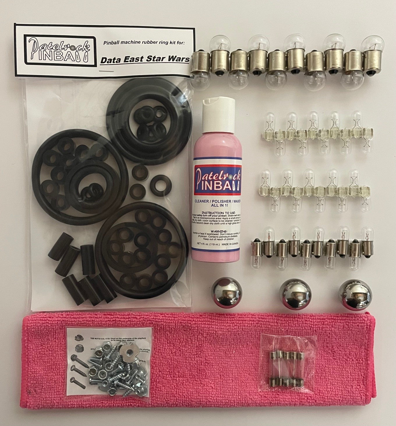 Data East Star Wars Pinball Machine Maintenance Kit