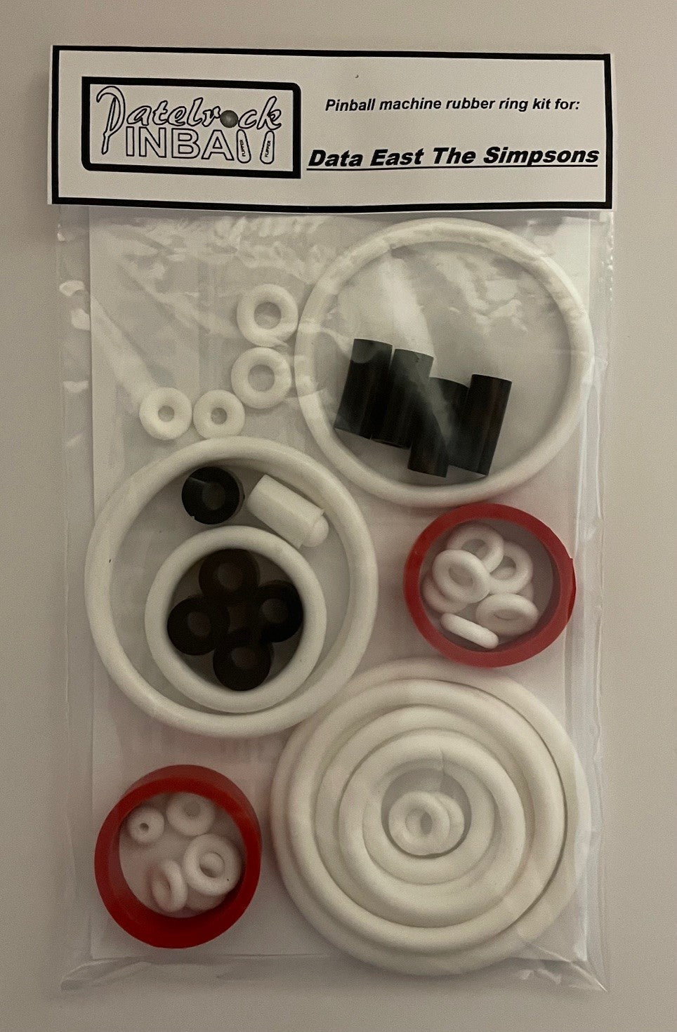 Data East The Simpsons Pinball Machine Rubber Ring Kit