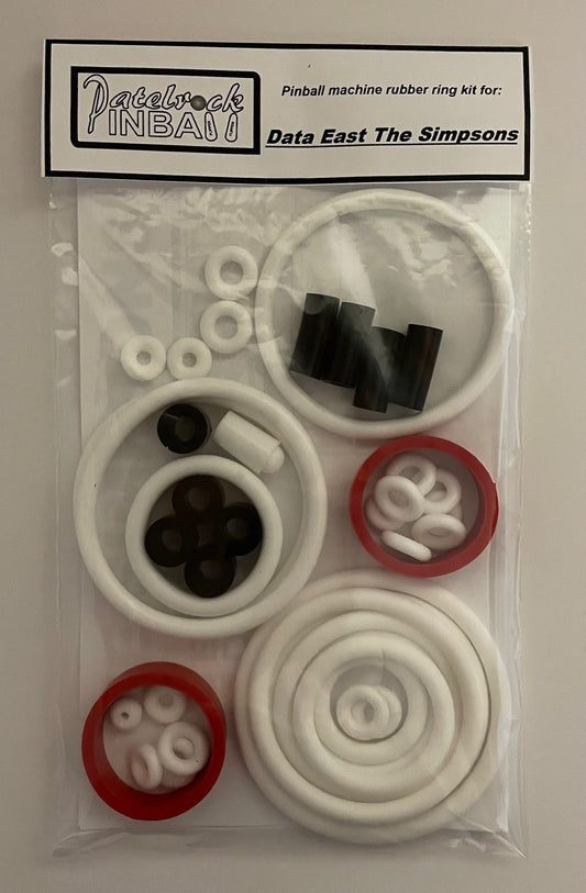 Data East The Simpsons Pinball Machine Rubber Ring Kit