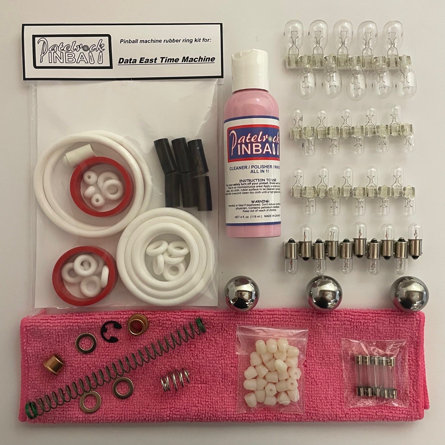 Data East Time Machine Pinball Machine Maintenance Kit