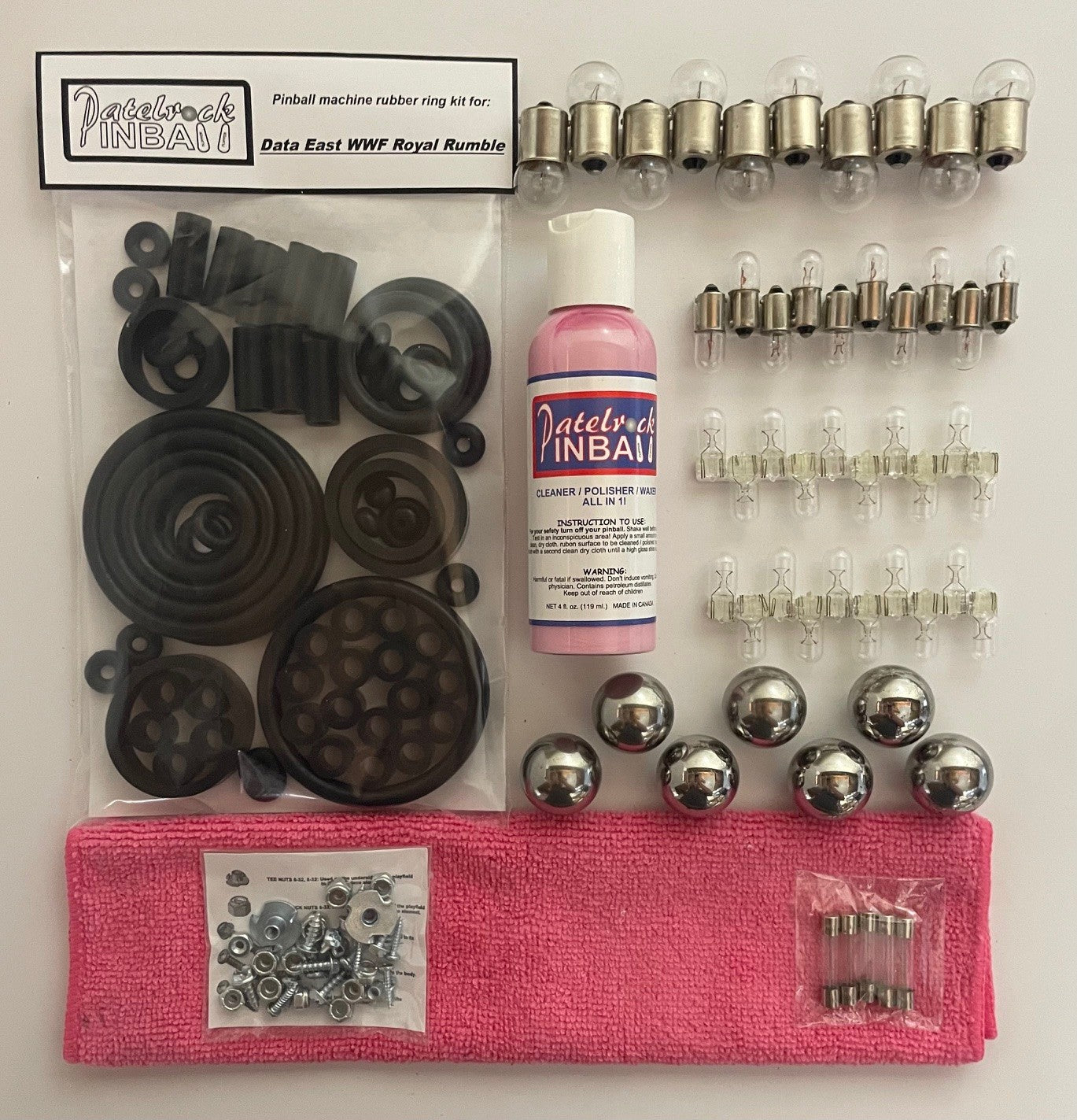 Data East WWF Royal Rumble Pinball Machine Maintenance Kit
