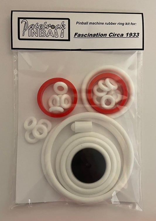 Fascination Circa 1933 Pinball Machine Rubber Ring Kit
