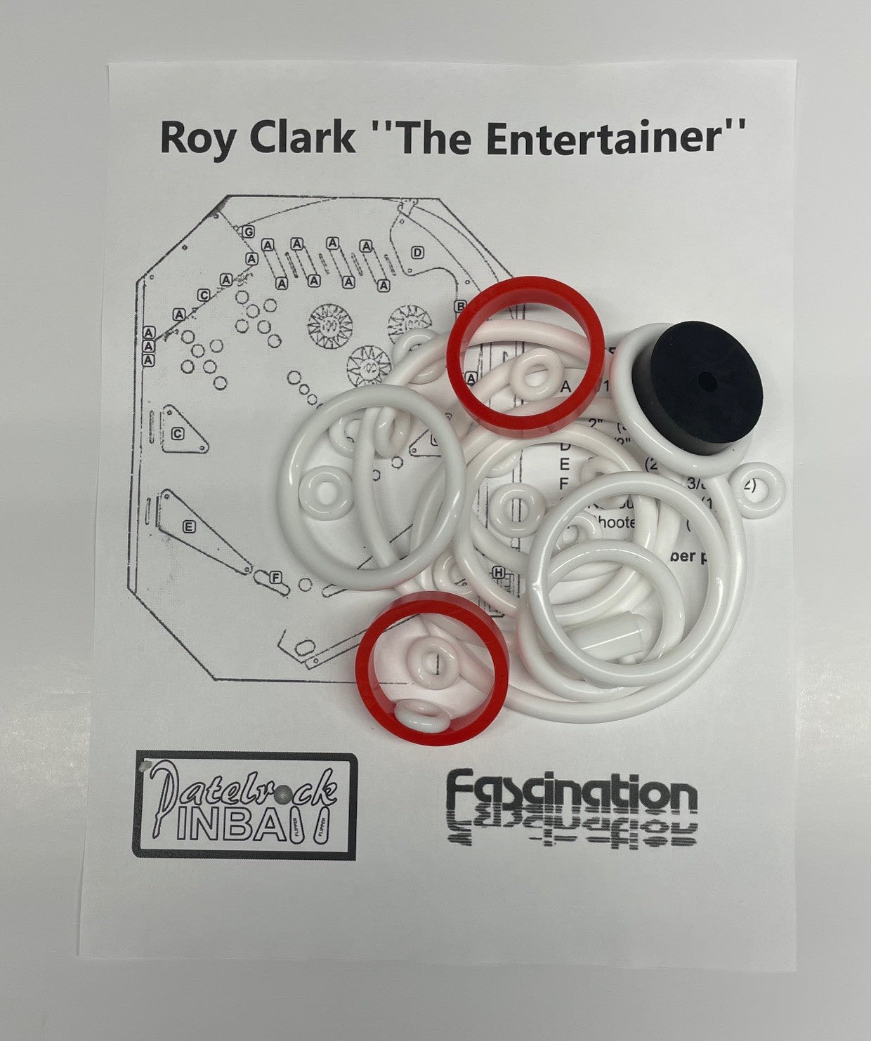 Fascination Roy Clark The Entertainer Pinball Machine Maintenance Kit