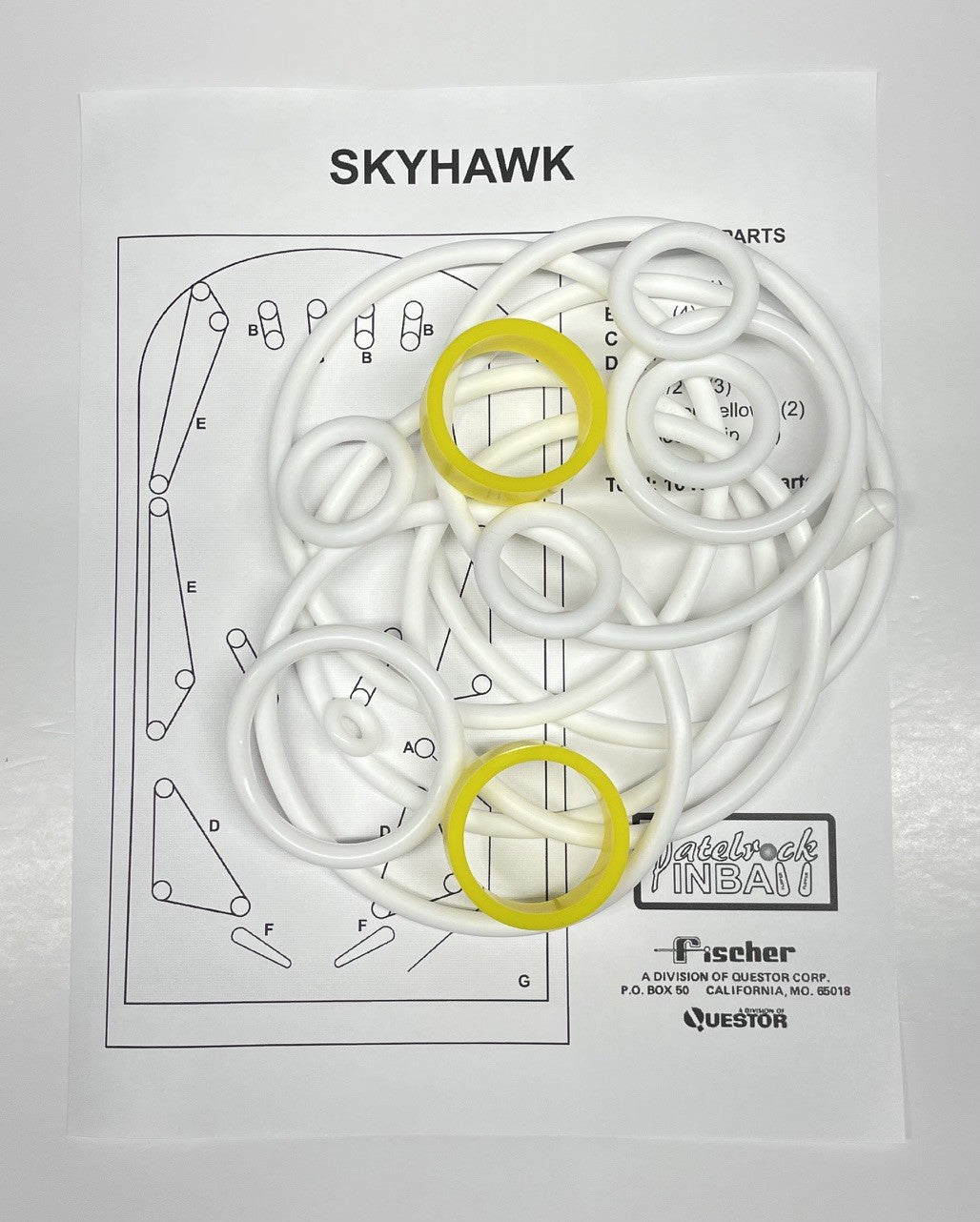 Fischer Skyhawk Pinball Machine Maintenance Kit