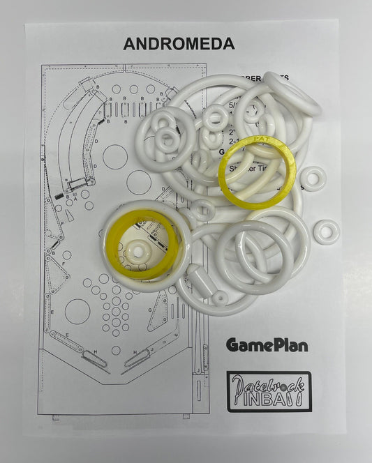 Game Plan Andromeda Pinball Machine Rubber Ring Kit
