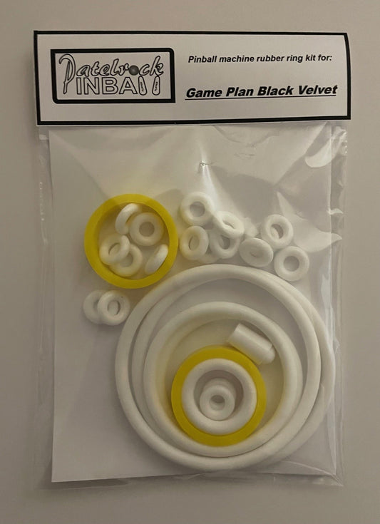 Game Plan Black Velvet Pinball Machine Rubber Ring Kit