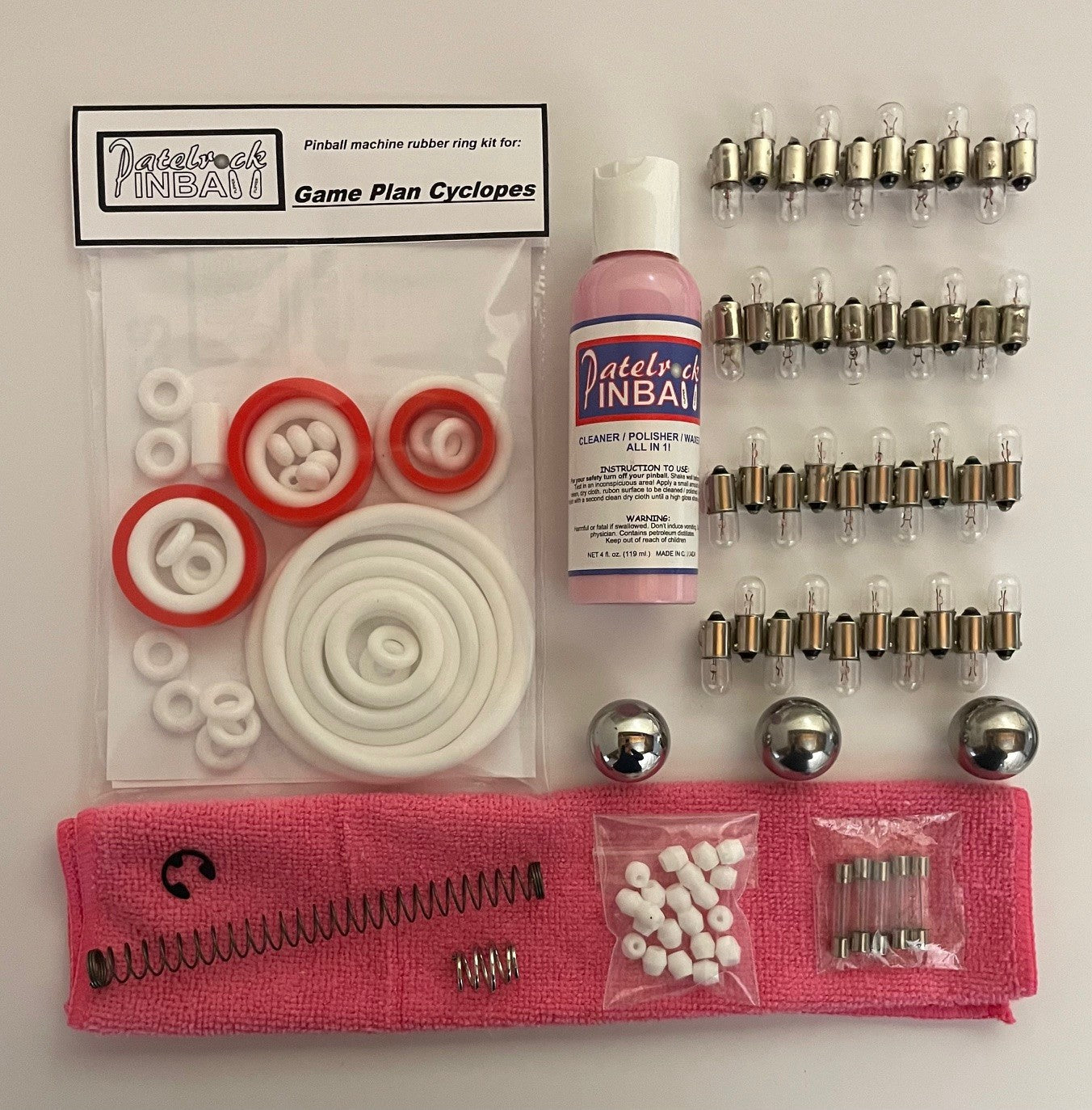 Game Plan Cyclopes Pinball Machine Maintenance Kit