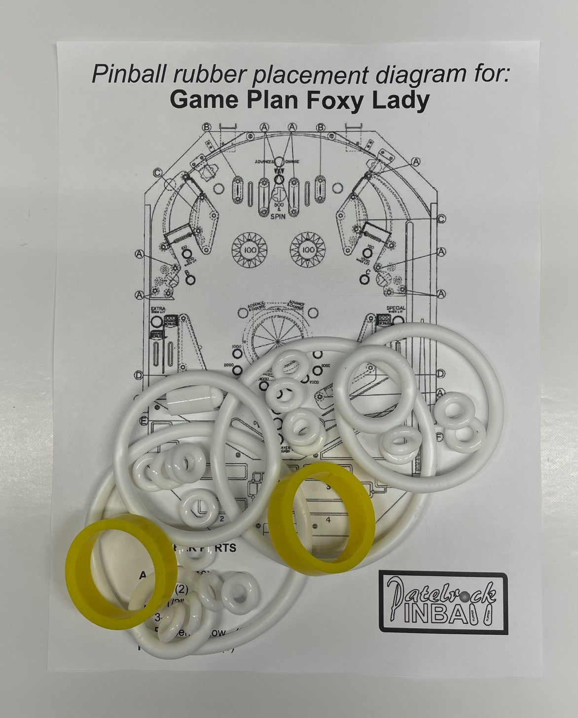 Game Plan Foxy Lady Pinball Machine Maintenance Kit