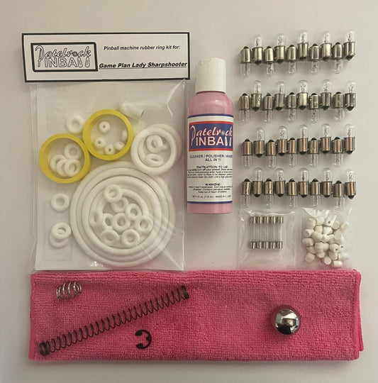 Game Plan Lady Sharpshooter Pinball Machine Maintenance Kit
