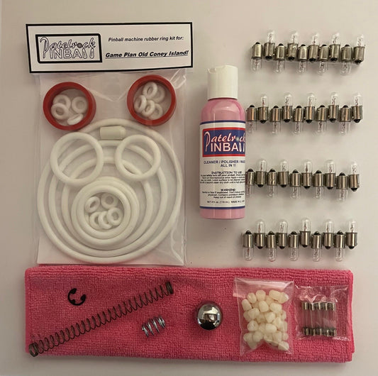 Game Plan Old Coney Island! Pinball Machine Maintenance Kit