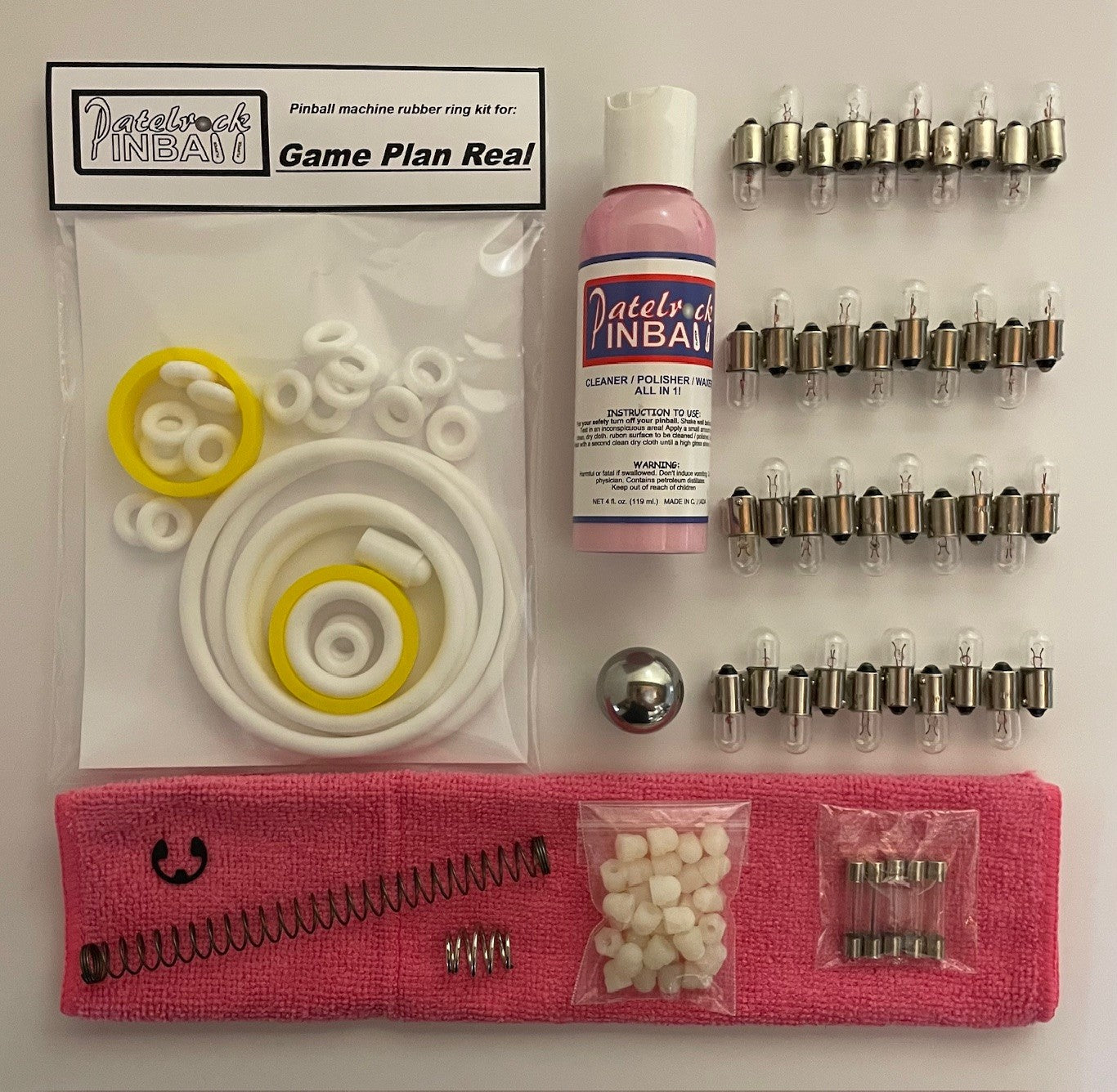 Game Plan Real Pinball Machine Maintenance Kit