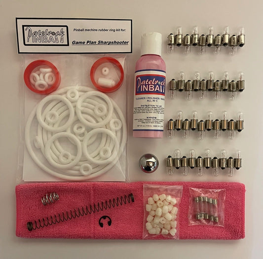 Game Plan Sharpshooter Pinball Machine Maintenance Kit