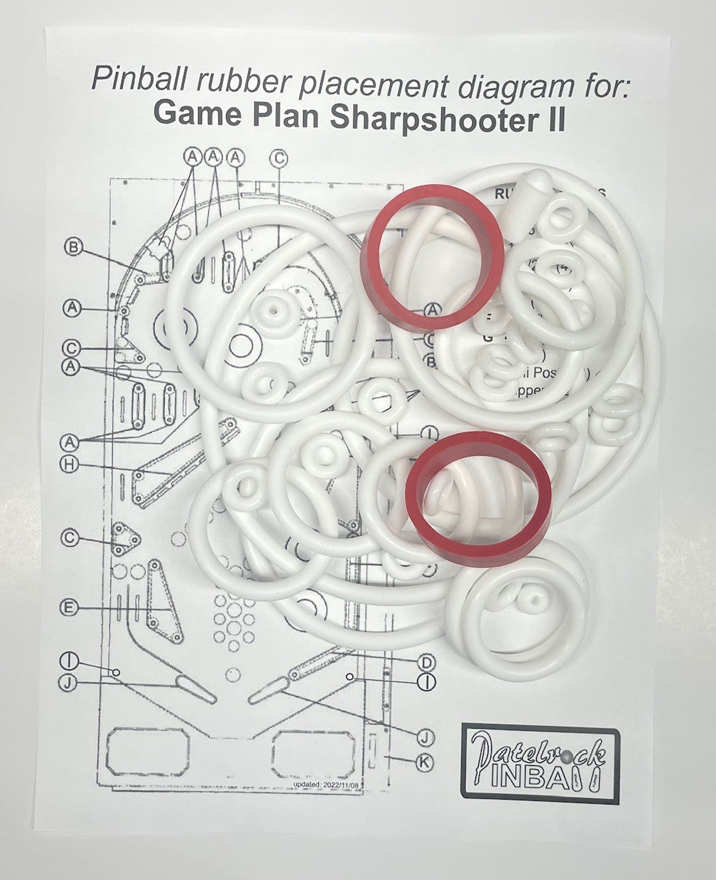 Game Plan Sharp Shooter II Pinball Machine Maintenance Kit