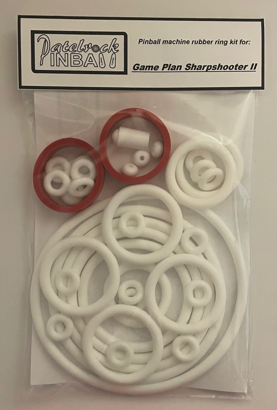 Game Plan Sharp Shooter II Pinball Machine Rubber Ring Kit