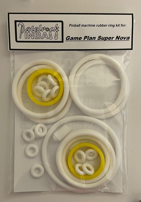 Game Plan Super Nova Pinball Machine Rubber Ring Kit