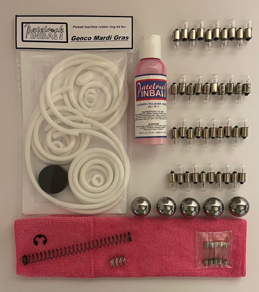 Genco Mardi Gras Pinball Machine Maintenance Kit