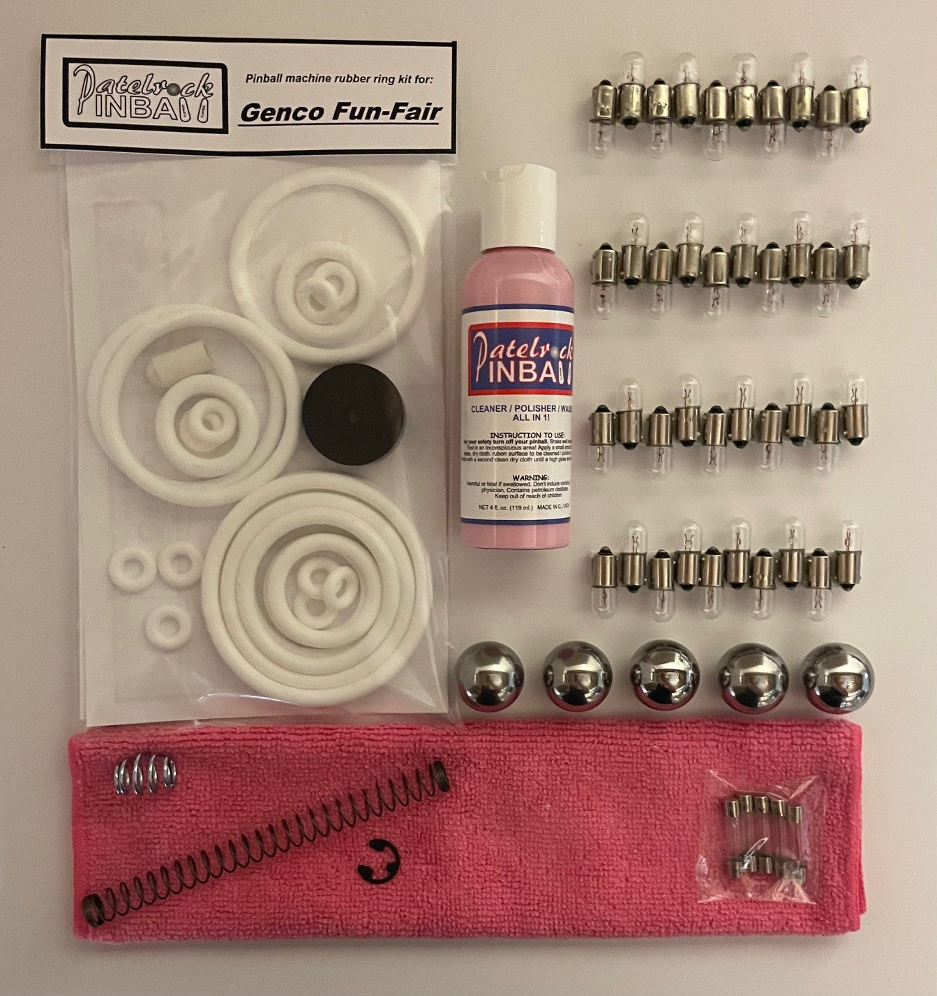 Genco Fun-Fair Pinball Machine Maintenance Kit
