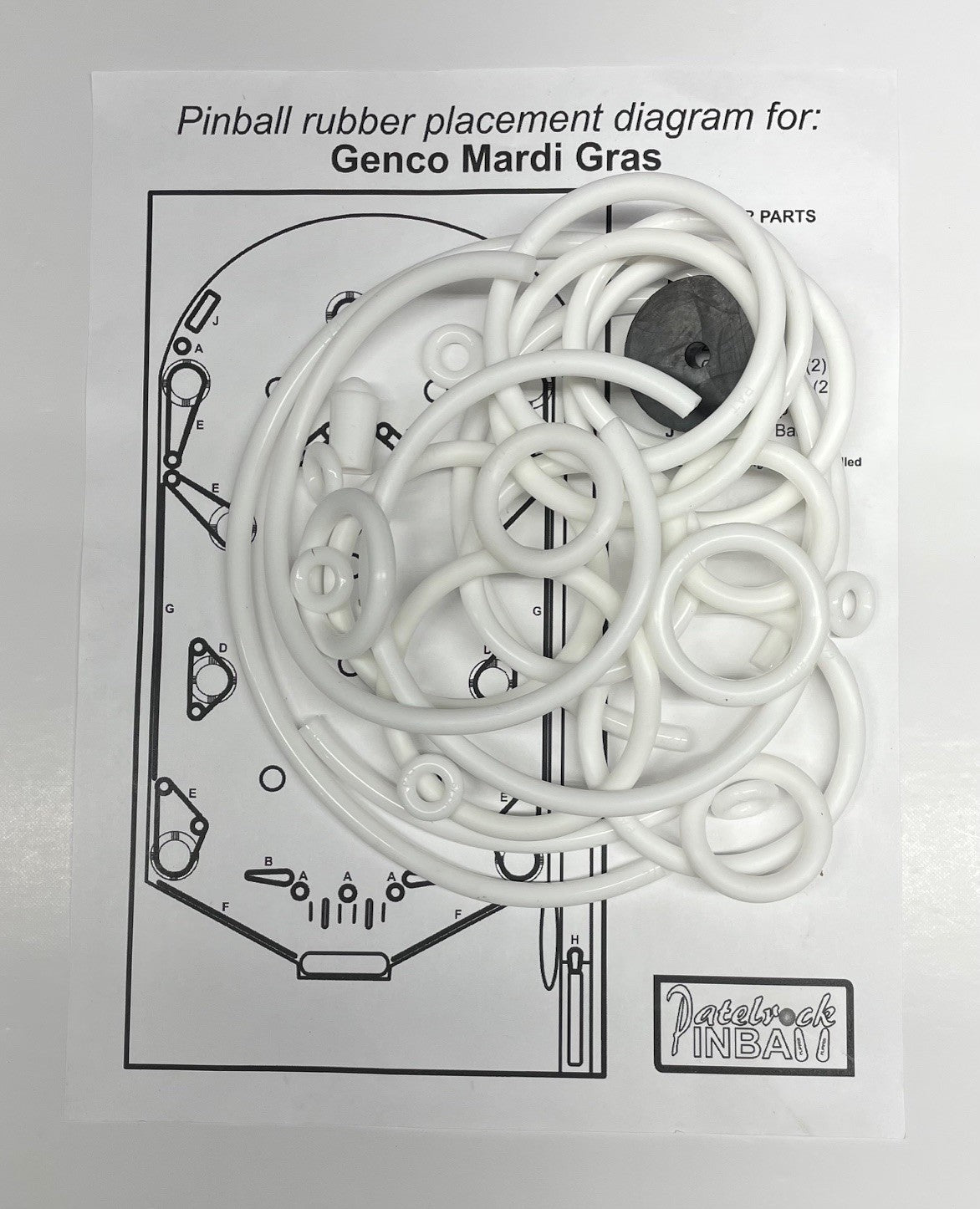 Genco Mardi Gras Pinball Machine Maintenance Kit