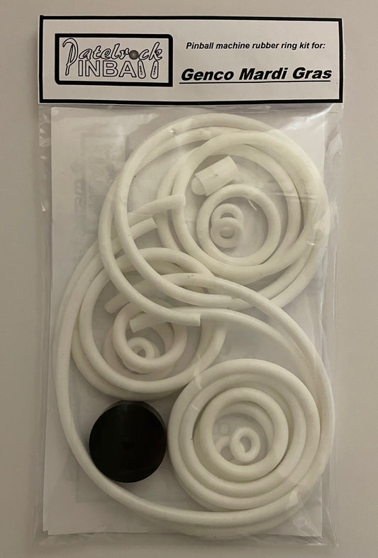Genco Mardi Gras Pinball Machine Rubber Ring Kit
