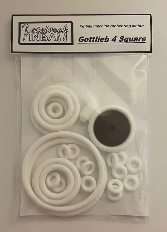 Gottlieb 4 Square Pinball Machine Rubber Ring Kit