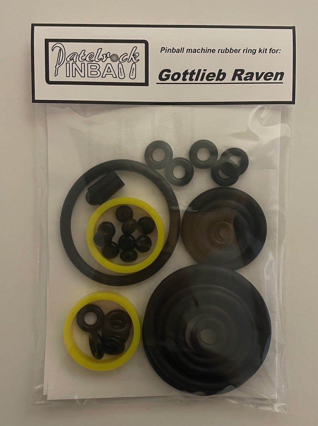 Gottlieb Raven Pinball Machine Rubber Ring Kit