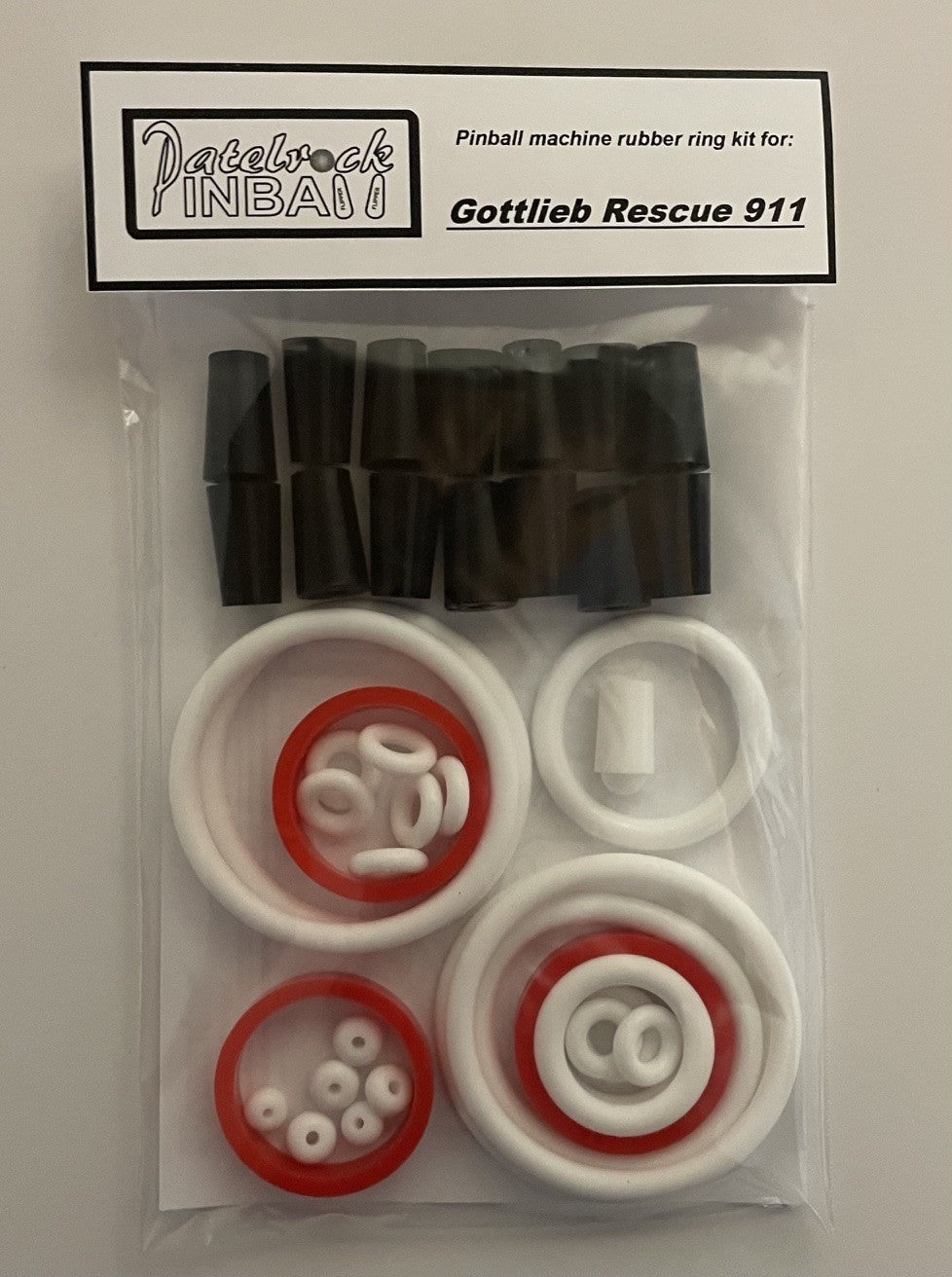 Gottlieb Rescue 911 Pinball Machine Rubber Ring Kit