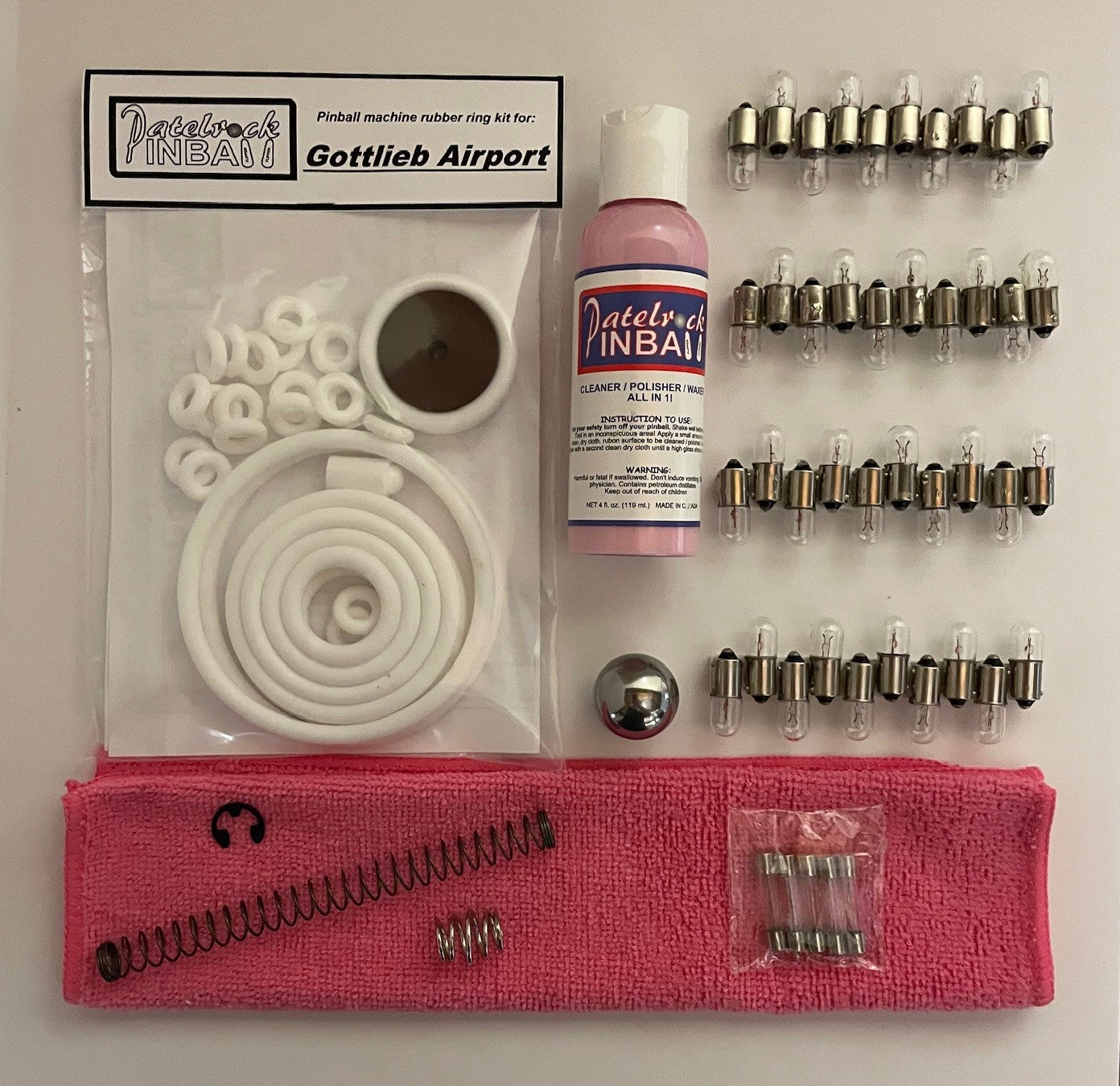 Gottlieb Airport Pinball Machine Maintenance Kit