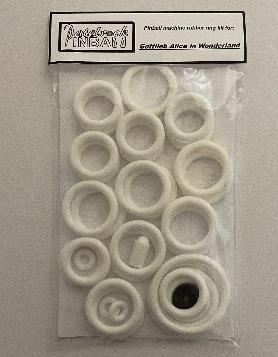 Gottlieb Alice in Wonderland Pinball Machine Rubber Ring Kit