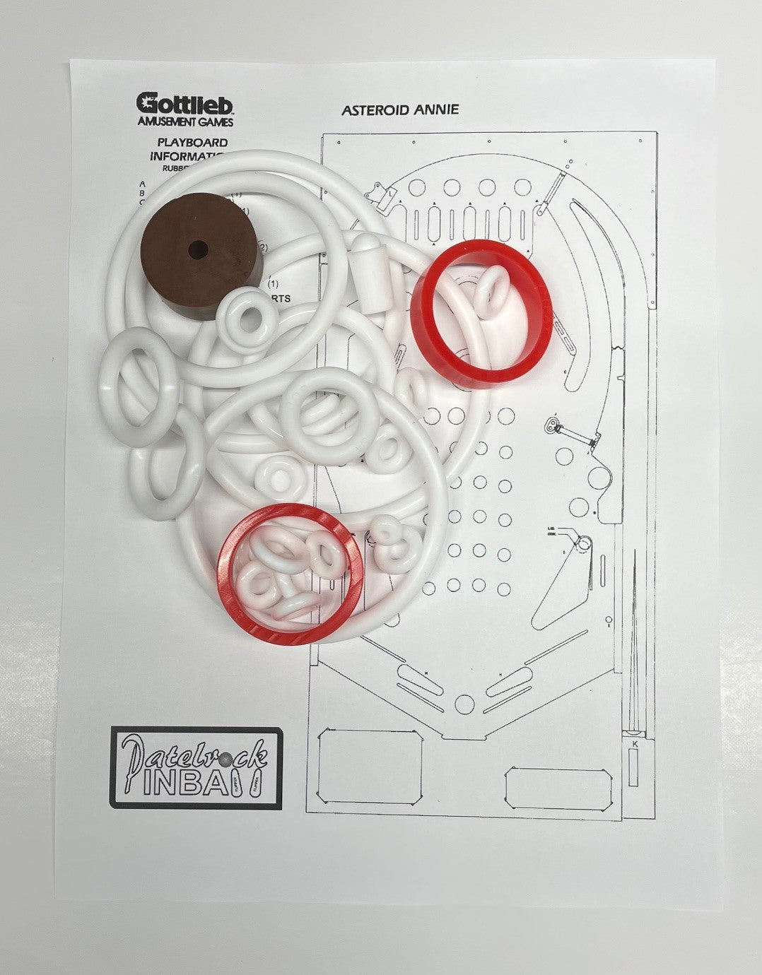 Gottlieb Asteroid Annie & the Aliens Pinball Machine Maintenance Kit