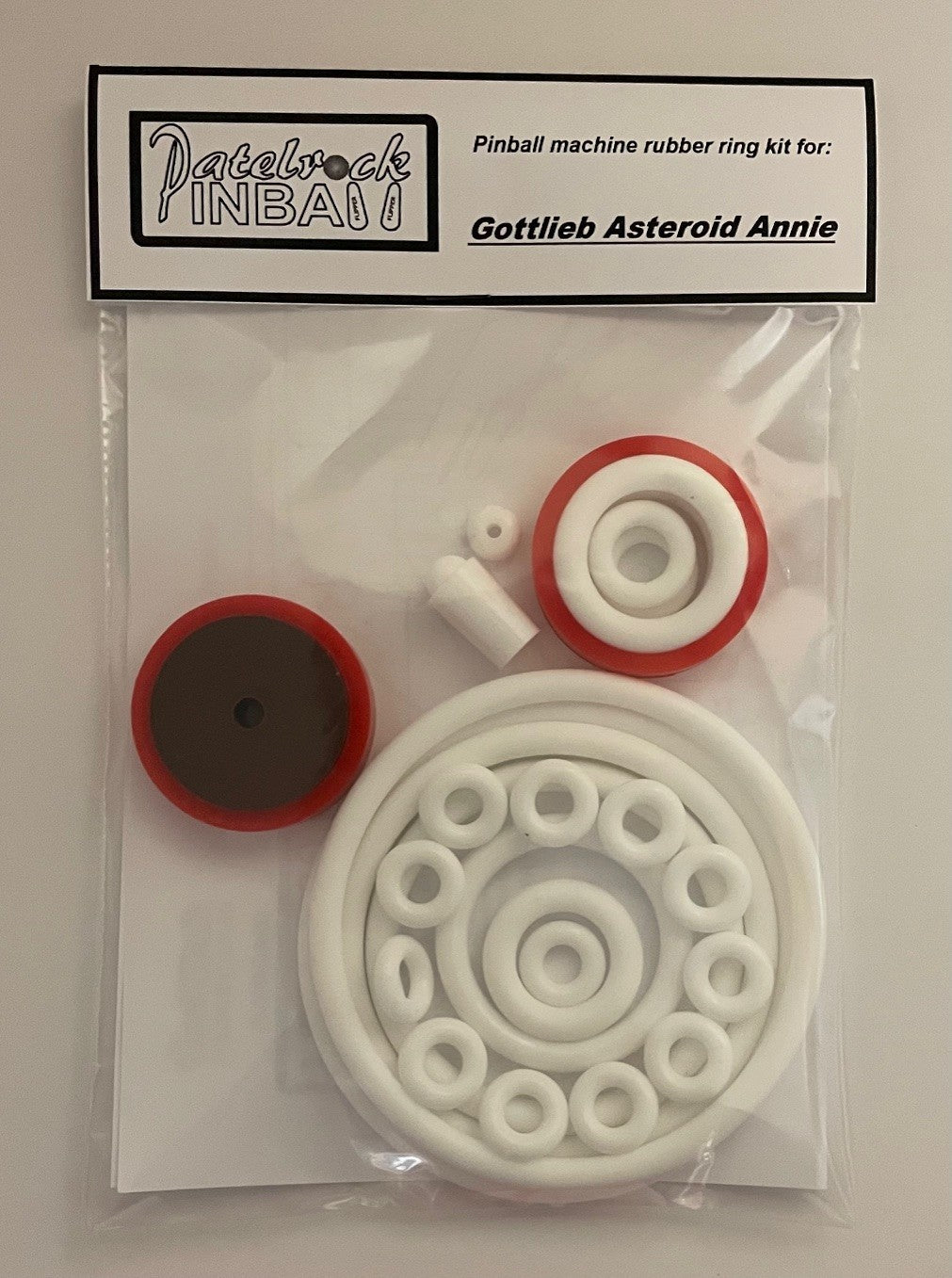 Gottlieb Asteroid Annie and the Aliens Pinball Machine Rubber Ring Kit
